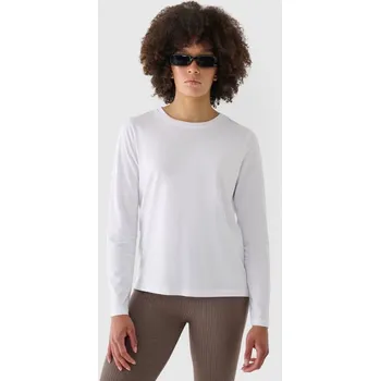 Dámské tričko Dámské oversize hladké tričko s dlouhým rukávem 4F 4FWMM00TLONF431-10S m