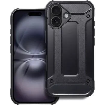 Pouzdro na mobilní telefon Odolné pouzdro Armor Apple iPhone 16 – černé (Odolné pouzdro Armor pro Apple iPhone 16 – hybridní dvoudílná konstrukce, Air Cushion výztuhy, zvýšené hrany, maximální ochrana)