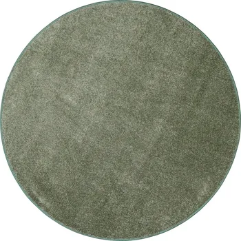 Koberec Kusový koberec Velur Ultra olivový kruh, 200x200 (průměr) kruh, zelená, ložnice, AladinWorld Expres - 1 rok na vrácení + DOPRAVA ZDARMA k Vám i zpět