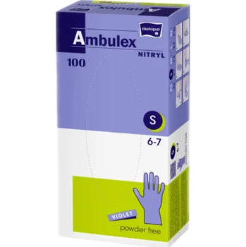 Zdravotnický materiál Ambulex Nitryl nepudrované 100 ks, S