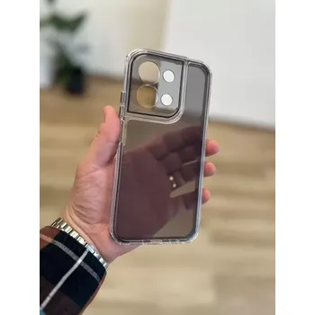 Pouzdro Matrix Clear Xiaomi Redmi 15C – černé (Průhledné pouzdro Matrix Clear pro Xiaomi Redmi 15C (4G / 5G) – zesílené rohy, zvýšený rámeček, odolné TPU + PU)