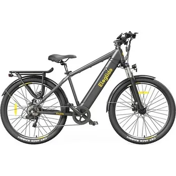 Elektrokolo Eleglide T1 Elektrické trekingové kolo 27,5", 36V 13AH, 250W, Shimano 7 převodů, 25Km/h, 100KM dojezd, 120KG zatížení, IPX4, černý