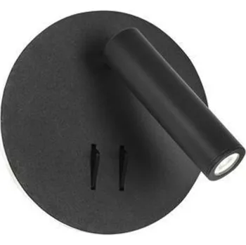 Bodové svítidlo NOVA LUCE bodové svítidlo PENOR černá ocel a hliník akryl vypínač na těle LED Cree 9W 230V 3000K IP20 9081222