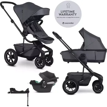 Kočárek EASYWALKER Kočárek kombinovaný Harvey⁵ Premium 2v1 LITE AIR + CYBEX Aton B2 i-Size Mineral Grey