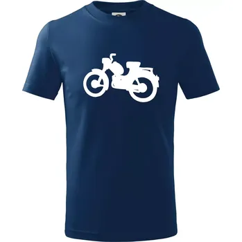 Chlapecké tričko Pařez - Tričko dětské bavlněné - 98 cm / 2 roky ( Půlnoční modrá )