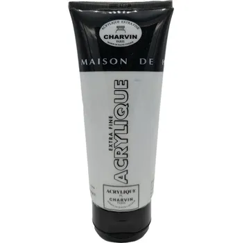 Speciální výtvarná barva Charvin Paris Akrylová barva Extra fine Sky Grey 390 tuba 200 ml