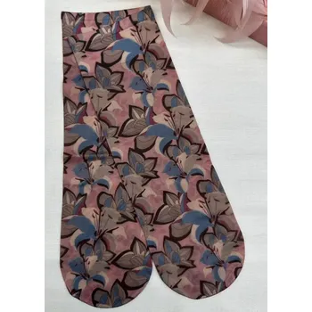 Dámské punčochy Dámské ponožky Flower Lover (9) 30 den - Uni / růžová