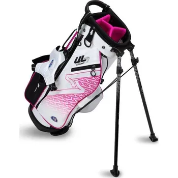 Golfový bag U.S. Kids Golf UL7-48 (122cm) W20 dětský stand bag 24.5", bílo/růžový