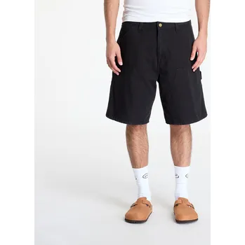 Pánské kraťasy Šortky Carhartt WIP Double Knee Short Black Stone Washed 33