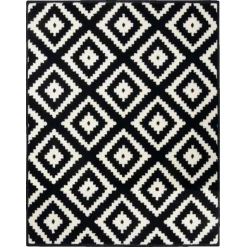 Koberec Hanse Home Kusový koberec Hamla 105477 Black Cream Rozměry koberců: 80x150
