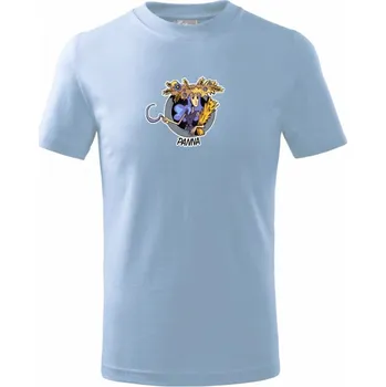 Chlapecké tričko Znamení komiks panna - Tričko dětské bavlněné - 98 cm / 2 roky ( Pyžamově světlá modrá )