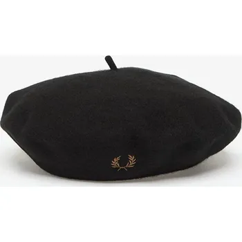 Čepice Čepice FRED PERRY Beret Black Universal