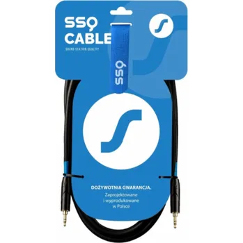 Audio kabel SSQ MIMI2 SS-1425 Kabel Mini Jack Stereo 3,5 mm - Mini Jack Stereo 3,5 mm 2 m Černá