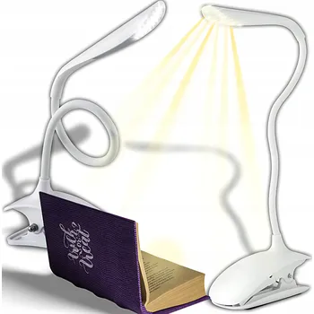 Lampička LED LAMPICKA NA STŮL S KLIPEM FLEXIBILNÍ USB DOTYKOVÁ ŠKOLNÍ NA DESKU