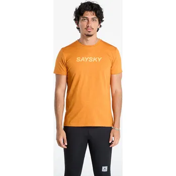 Pánské tričko Tričko SAYSKY Logo Pace T-Shirt Orange XL