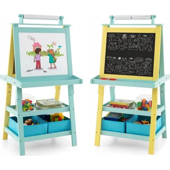 Malířský stojan Studijní malířský stojan, dřevěný Costway