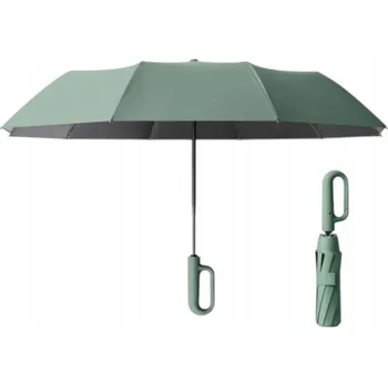 Elegantní deštník #cool_items automatický, skládací, s pouzdrem zelený