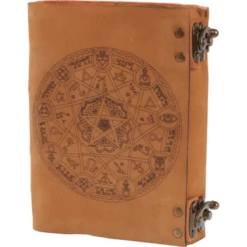 Zápisník poznámkový blok LORD OF THE DARKNESS - Pentagram - Light Brown