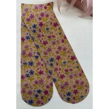 Dámské punčochy Dámské ponožky Flower Lover (10) 30 den - Uni / tělová