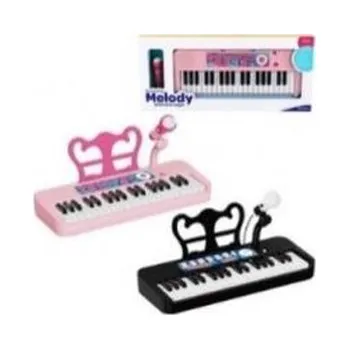 Hudební nástroj pro děti Pianinko muzyczne z mikrofonem 55x7,6x24,3cm MIX