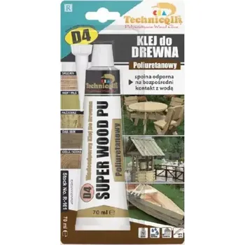 Průmyslové lepidlo TECHNICQLL - Polyuretanové lepidlo na dřevo 70ml