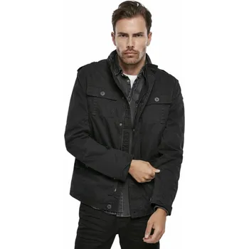Pánský bomber bunda jarně/podzimní pánské - Britannia - BRANDIT - 3116-black - 5XL