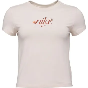 Dámské tričko Dámské tričko Nike SPORTSWEAR CHILL KNIT M Béžová, Vínová