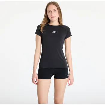 Dámské tričko Tričko New Balance Seasonal Jacquard T-Shirt Black XS