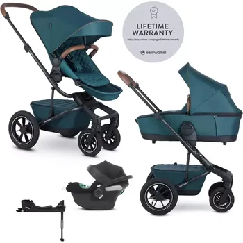 Kočárek EASYWALKER Kočárek kombinovaný Harvey⁵ Premium 2v1 LITE AIR + CYBEX Aton B2 i-Size Jade Green