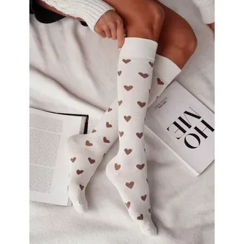 Dámské punčochy Dámské podkolenky Srdíčka - 37-41 / ecri