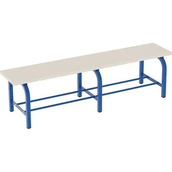 Zahradní lavice Lavice Alex s roštem, 150 cm, modrá