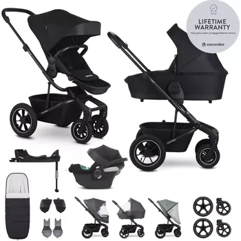 Kočárek EASYWALKER Kočárek kombinovaný Harvey⁵ XXL AIR + CYBEX Aton B2 i-Size + základna Midnight Black