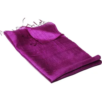 Šála Šála ze surového hedvábí fialová