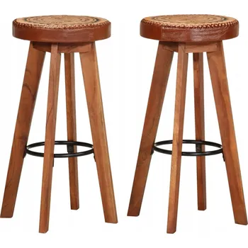 Barová židle VidaXL Barová Židle v hnědých odstínech 76 cm látková