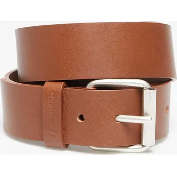 Opasek Pásek Carhartt WIP Script Belt Cognac/ Silver L