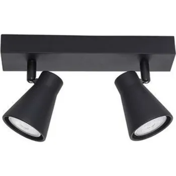 Bodové svítidlo NOVA LUCE bodové svítidlo DUBLIN černý kov GU10 2x10W 230V IP20 bez žárovky 9155812