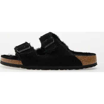 Dámské tenisky Tenisky Birkenstock Arizona Shearling Suede Leather/ Fur Black EUR 36
