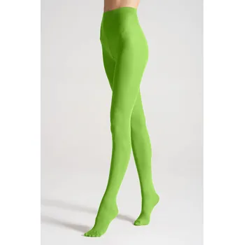 Dámské punčochy Punčocháče hladké Veneziana Satin 40den zelené KIWI velikost 2