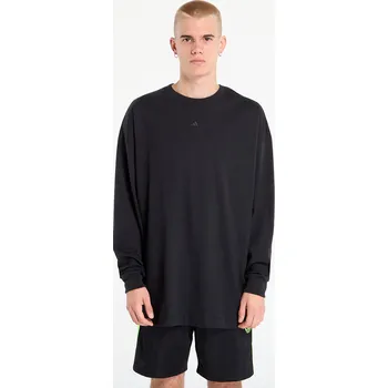 Pánské tričko Tričko adidas Basketball Long Sleeve Tee Black XL
