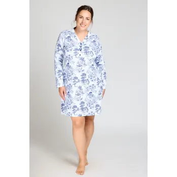 Dámská noční košile Admas dámská noční košile modrá - ADMBLUE/modrá / L ADM5A003