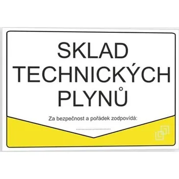 Traiva s.r.o. Sklad technických plynů Verze: Samolepka 297 x 210 mm (A4) tl. 0.1 mm - Kód: 01246