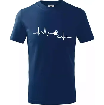 Chlapecké tričko EKG zahrada - konev - Tričko dětské bavlněné - 98 cm / 2 roky ( Půlnoční modrá )