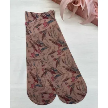 Dámské punčochy Dámské ponožky Flower Lover (3) 30 den - Uni / béžová