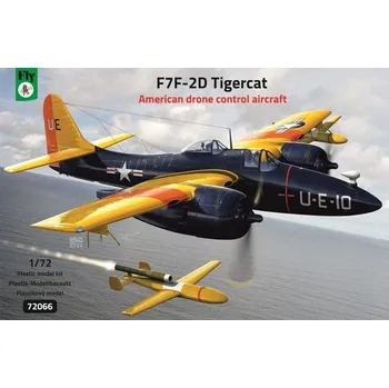 Plastikový model 1/72 F7F-2D Tigercat American drone control plane