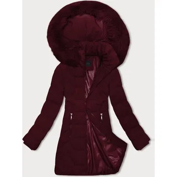 Dámská bunda ve vínové bordó barvě s kapucí J Style (16M9121-06) odstíny červené S (36)