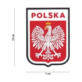 Nášivka Gumová nášivka 101 Inc znak Polsko - barevná