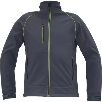 Pánská softshellová bunda CERVA GROUP a.s. GREENDALE softshell bunda Barva: antracit/limetková, Velikost: M