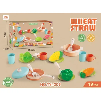 Dětská kuchyňka eko sada hrnců a příslušenství pro děti