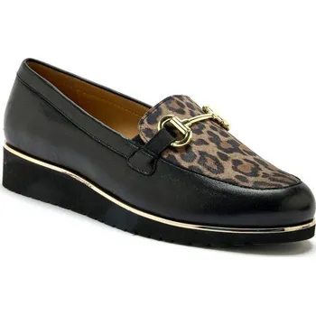 Dámské mokasíny Mokasíny s leopardím motivem Pédiconfort® černá/béžová 41