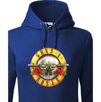Dámská mikina Dámská mikina Guns N’ Roses, Barva Modrá, Velikost S, Canvas Dámská mikina Bezvatriko.cz 1338